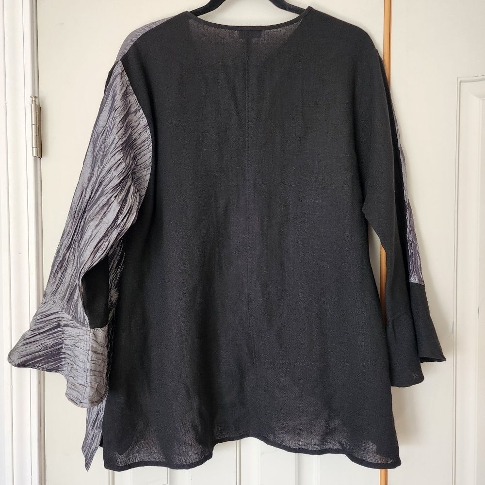 Siewierski Andrzej Statement Piece Flared Sleeve Patchwork Top - Picture 6 of 15